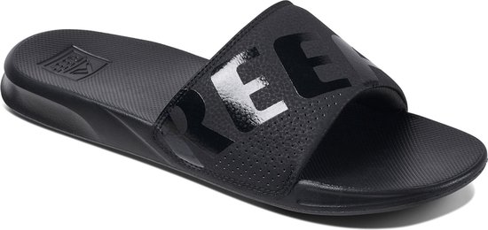 Reef One Slide Slippers - Maat 42 - Mannen - zwart | bol.com