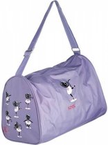 Ballettas schoudertas Lila met print