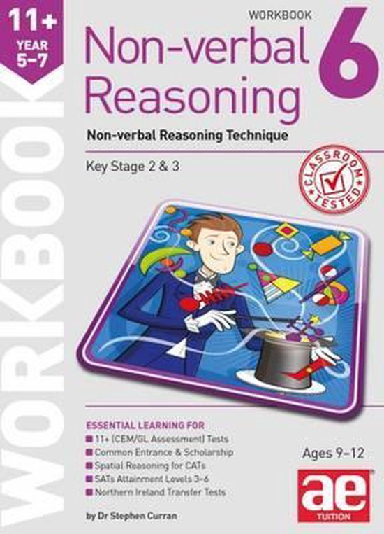 11+ Non-verbal Reasoning Year 5-7 Workbook 6 - cover