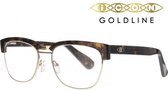 Icon Eyewear RCD804 Clubbie Goldline Leesbril +1.50 - Tortoise