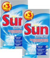 Sun - Vaatwasmachinereiniger - pak 3 dosissen - 2 stuks