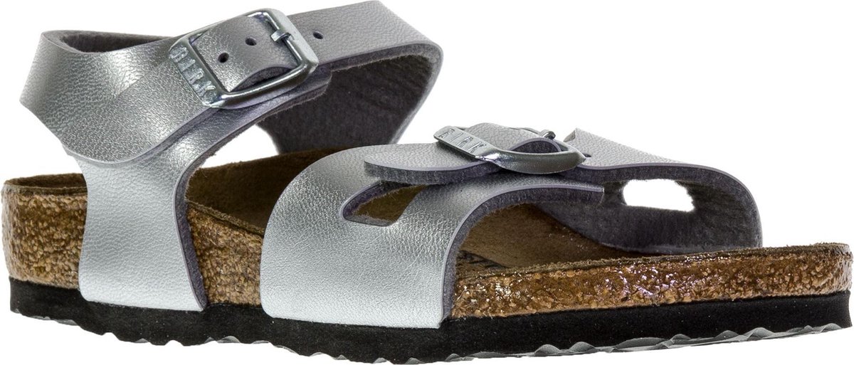 Birkenstock Rio Sandalen Junior Zilver