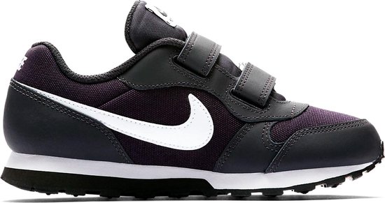 Nike Sneakers - Maat 33.5 - Unisex - donker grijs/ wit | bol.com