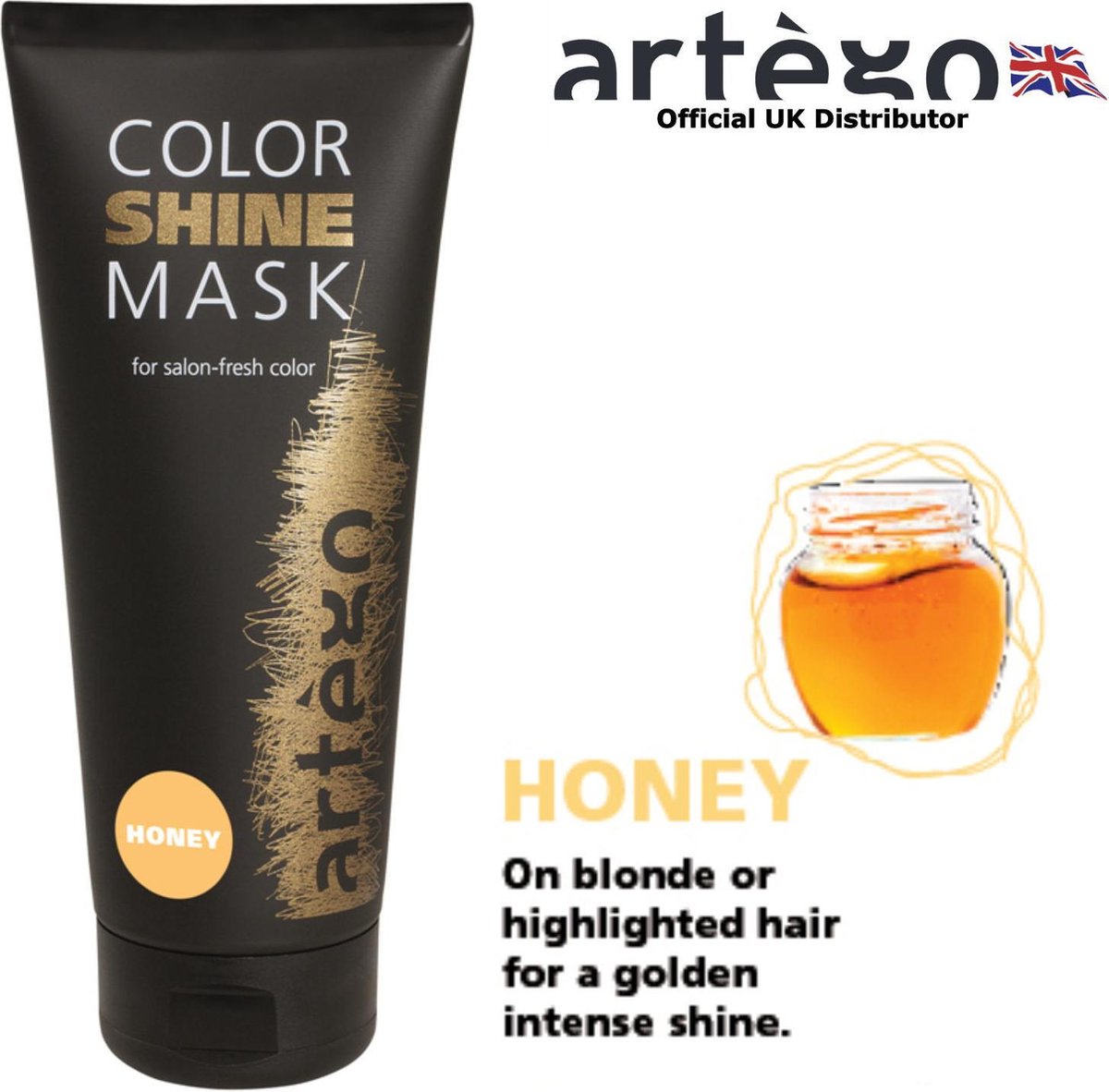 Artego Color Shine Mask Honey 200 ml | bol.com