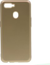 Shop4 - Oppo AX7 Hoesje - Harde Back Case Ultra Dun Goud