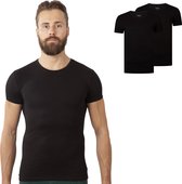 Olaf Zwart Ronde Hals (2-Pack) T-shirts, Maat M