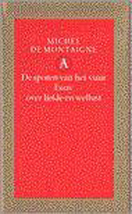 Omslag van Sporen Van Het Vuur door Michel De Montaigne