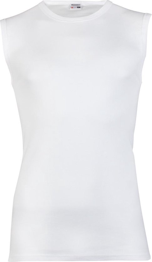 Beeren Mouwloos shirt met ronde hals - wit - 100 % katoen - 3 pack - Maat XXL