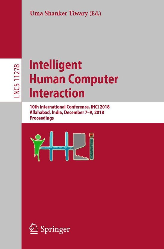 Springer Nature Proceedings Computer Science - Intelligent H ... - cover