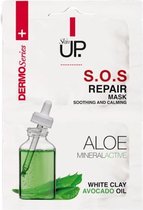 Skin Up Gezichtsmasker S.O.S. Repair Mask Soothing And Calming With Clay Avocado Oil 2x5ml.