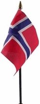 Mini drapeau Norvège sur bâton 10 x 15 cm