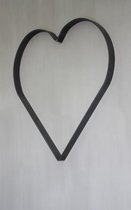 Stalen Hart - Handmade - 63 cm Hoog X 58,5 cm Breed- Voor Valentijn, Moederdag Of Huwelijk