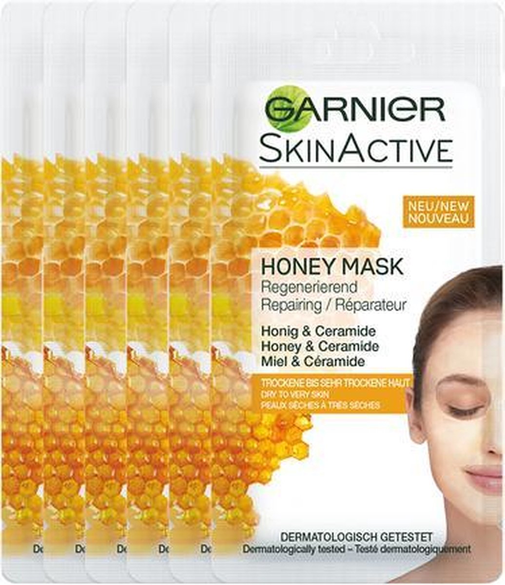 Garnier SkinActive Skin Active Honey Maske, 25er Pack (25 x 8 ml) Vrouwen - Garnier