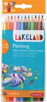 Derwent Potloden Lakeland Painting - Met 12 Aquarelpotloden - Voor Kinderen - Met Meerdere Kleuren