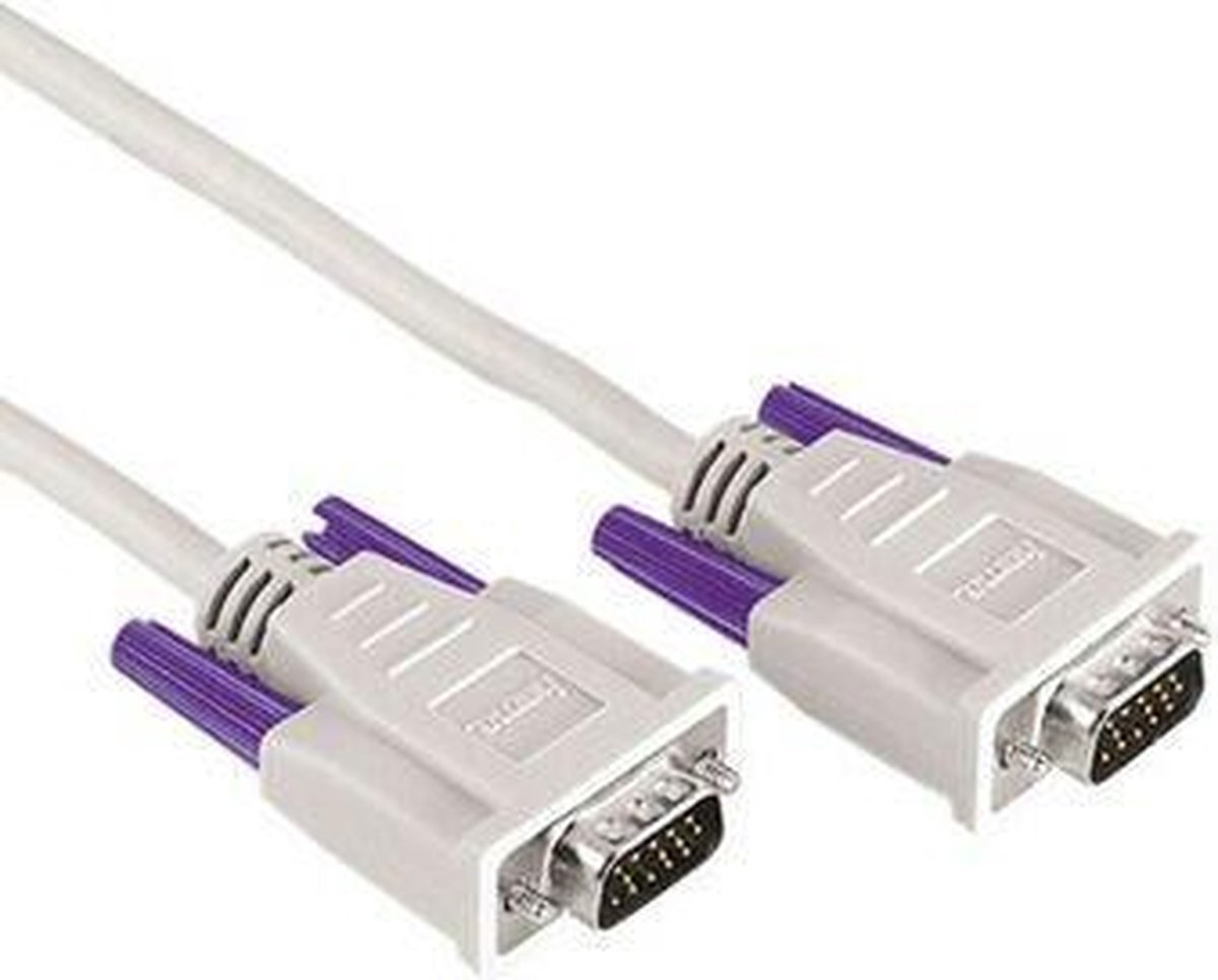 Hama Monitor VGA Connecting Cable,15-pin HDD male - 15-pin HDD male, 1.8m  VGA kabel... | bol.com
