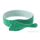 Velcro One-wrap Strap Klittenband groen 20 mm x 200 mm. 25 stuks + Kortpack pen (098.0606)