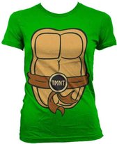 Teenage Mutant Ninja Turtles Dames Tshirt -S- TMNT Costume Groen