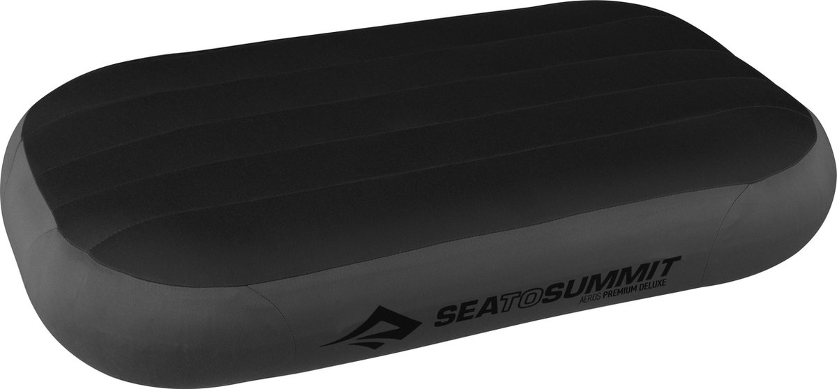 Sea to Summit Aeros Premium Deluxe - Opblaasbaar Hoofdkussen - Grey