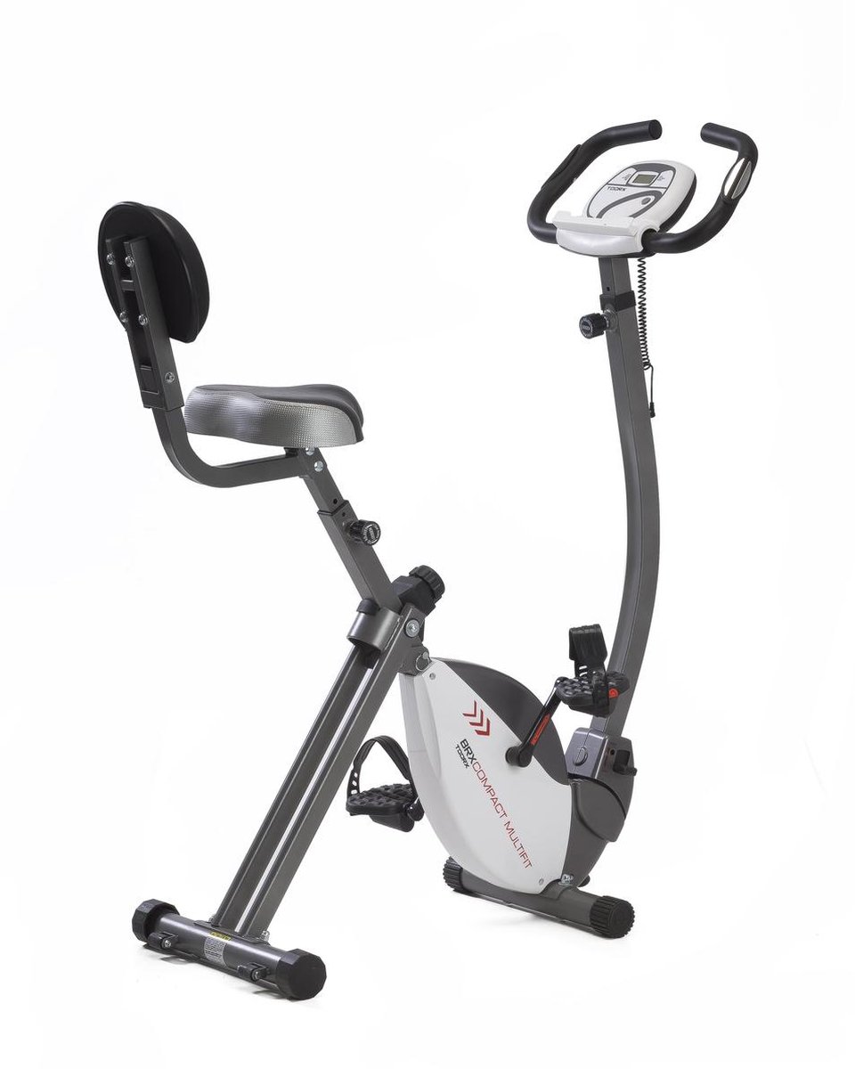Afbeelding 3 van Toorx Fitness BRX-COMPACT MULTIFIT Inklapbare hometrainer - Fitness fiets - 8 weerstandsniveaus - Transportwielen - Max 100 kg.