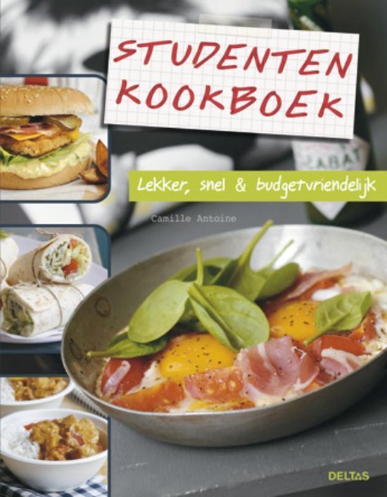 Cover van het boek 'Het lekkerste studentenkookboek'