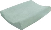 Cottonbaby - Aankleedkussenhoes-  wafel - oudgroen