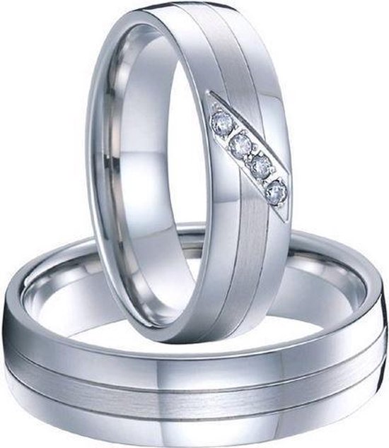 Jonline Prachtige Ringen voor hem en haar|Trouwringen|Vriendschapsringen|Relatieringen|Titanium