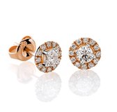 Orphelia OD-5029/1 - Oorstekers - 18 Karaat Goud Bicolor / Diamant 0.53 ct - 7 mm