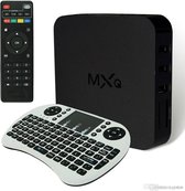 MXQ Box Android Full HD Quad Core 1 GB + GRATIS Wit Rii i8 Draadloos toetsenbord