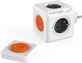 Allocacoc 1520/FRORRM Binnen 4AC outlet(s) Zwart, Oranje, Wit power uitbreiding