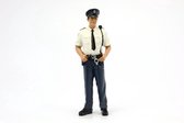 Diorama politie agent (schaal 1:18)