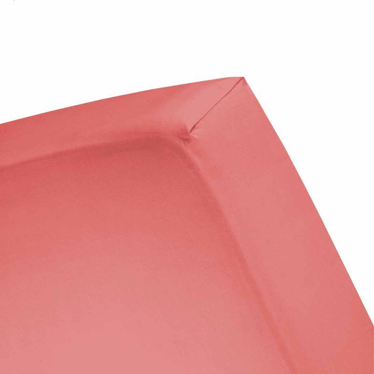 Damai - Hoeslaken (tot 25 cm) - Double Jersey - 140 x 200/210/220 - 150 x 200 cm - Coral