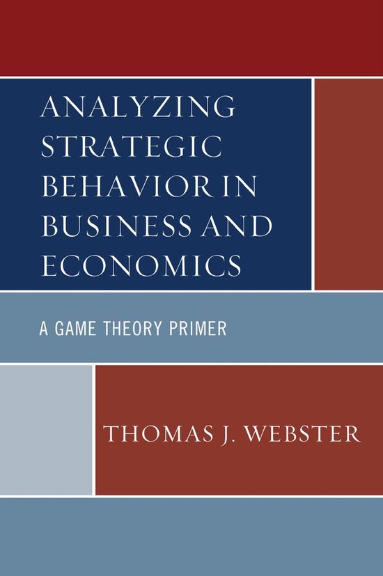 Analyzing Strategic Behavior in Business and Economics - cover