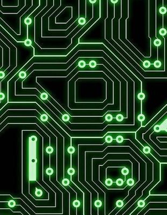 Giantsized Notebook Circuit Board Cover Design