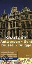Kaartgids Antwerpen - gent - Brussel - Brugge