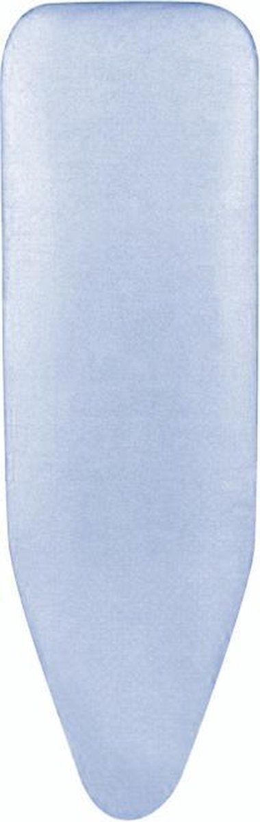 Simpex2005-Strijkpplankovertrek gemetaliseerd katoen 140x55cm- Blauw-complete set met Schuim en Viltlaag