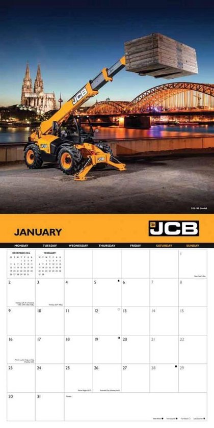 ondernemer beproeving Openbaren JCB Kalender 2017 Carousel, CAROUSEL CALENDARS | 9781785795374 | Boeken |  bol.com