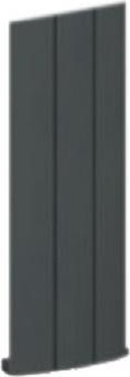 Design radiator verticaal aluminium mat antraciet 60x28cm 316 watt - Eastbrook Peretti