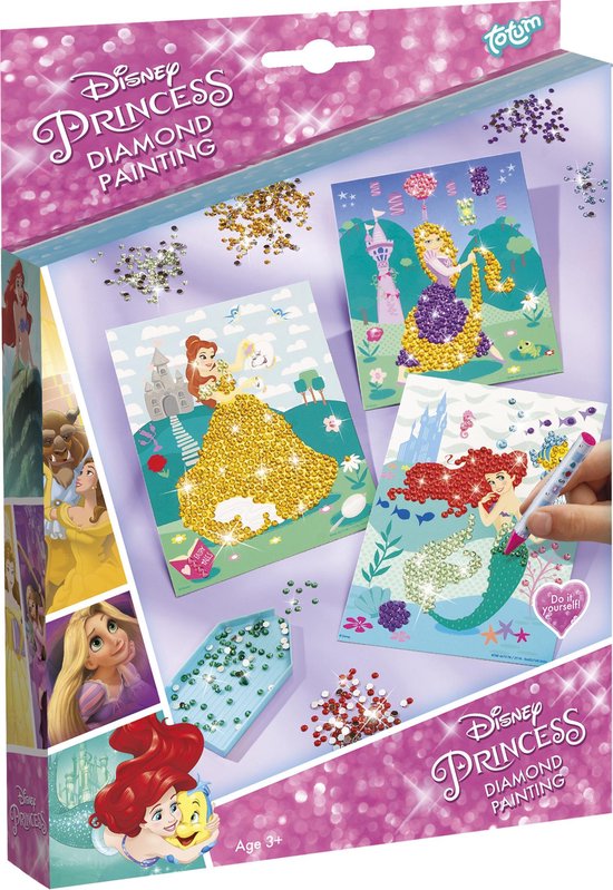 Totum Disney Princess Diamond Painting - 2250 Diamanten - Prinsessen
