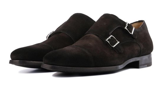 Heren Schoenen voor voor Instappers voor Monk gespschoenen Noak Made in het Zwart voor heren 