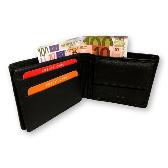 Kangaroo Poo Heren Ripper Portefeuilles Zwart