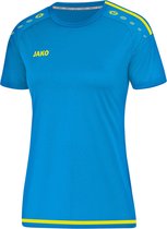 Jako Striker 2.0 SS  Sportshirt - Maat 44  - Vrouwen - blauw/geel