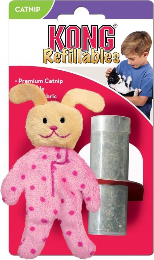 Kong Kat Catnip Pajama Buddy Kattenkruid 16.5 cm x 9.5 cm x 4 cm