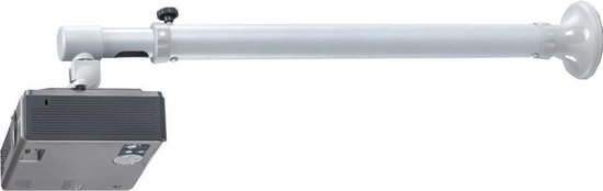 Neomounts BEAMER-W100SILVER projector muurbeugel - universeel - diepteverstelling 73-123 cm - zilver