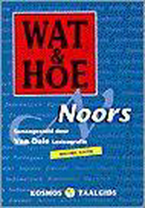 Wat En Hoe Noors Taalgids - cover