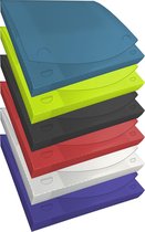 EXXO-HFP #36500 - Handige A4XL Documentenbox - Assorti kleuren - 1 Pak @ 6 stuks