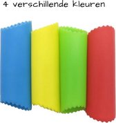 2x Siliconen Knoflookpeller – Set 2 stuks – Geel – Groen – Rood -  Blauw – Peller – Knoflookschiller – Ontveller – BPA Vrij
