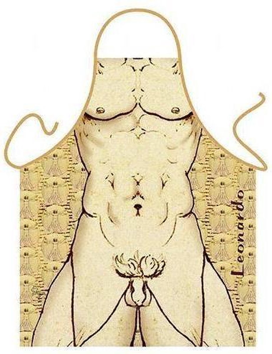 Benza Schort Leonardo 2 - Sexy/Leuke/Grappige/Mooie Keukenschort