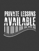 Private Lessons Available