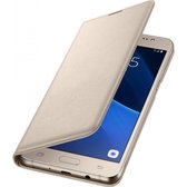 Samsung flip wallet - goud - voor Samsung Galaxy J5 2016