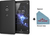 Pearlycase® Zwart TPU Siliconen Case Hoesje voor Sony Xperia XZ3